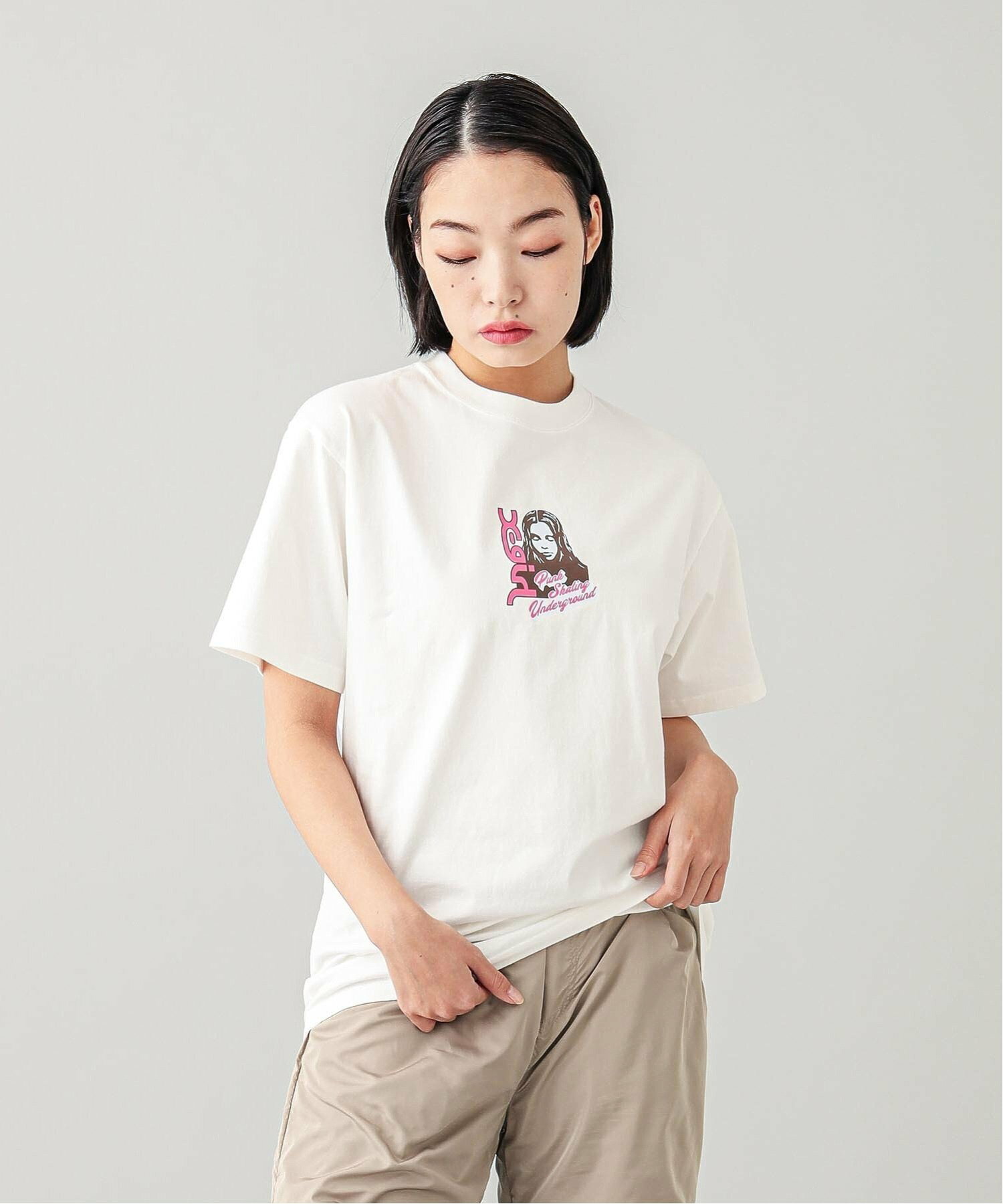 FACE AND LOGO S/S TEE X-girl  Tシャツ X-girl